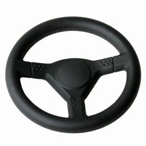 Sacīkšu automašīna PVC PU stūres rata 300 mm automašīnas stūres rata diametrs